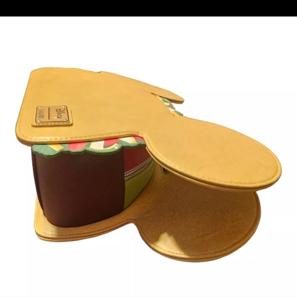 NEW Loungefly Disney Mickey Taco Convertible Mini Backpack LASR Exclusive no tag - Picture 12 of 16